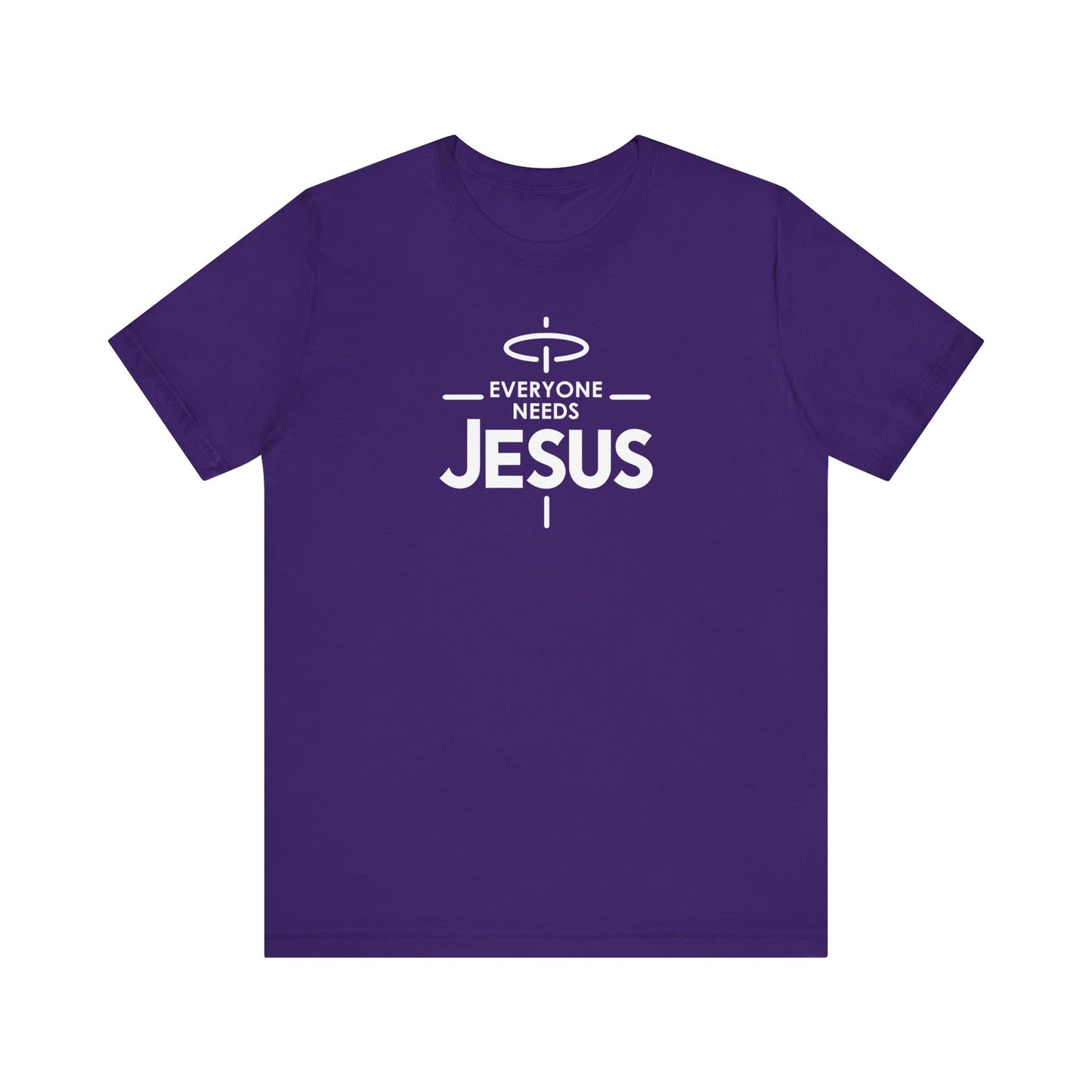 Everyone Needs Jesus Unisex Jersey Short Sleeve Tee