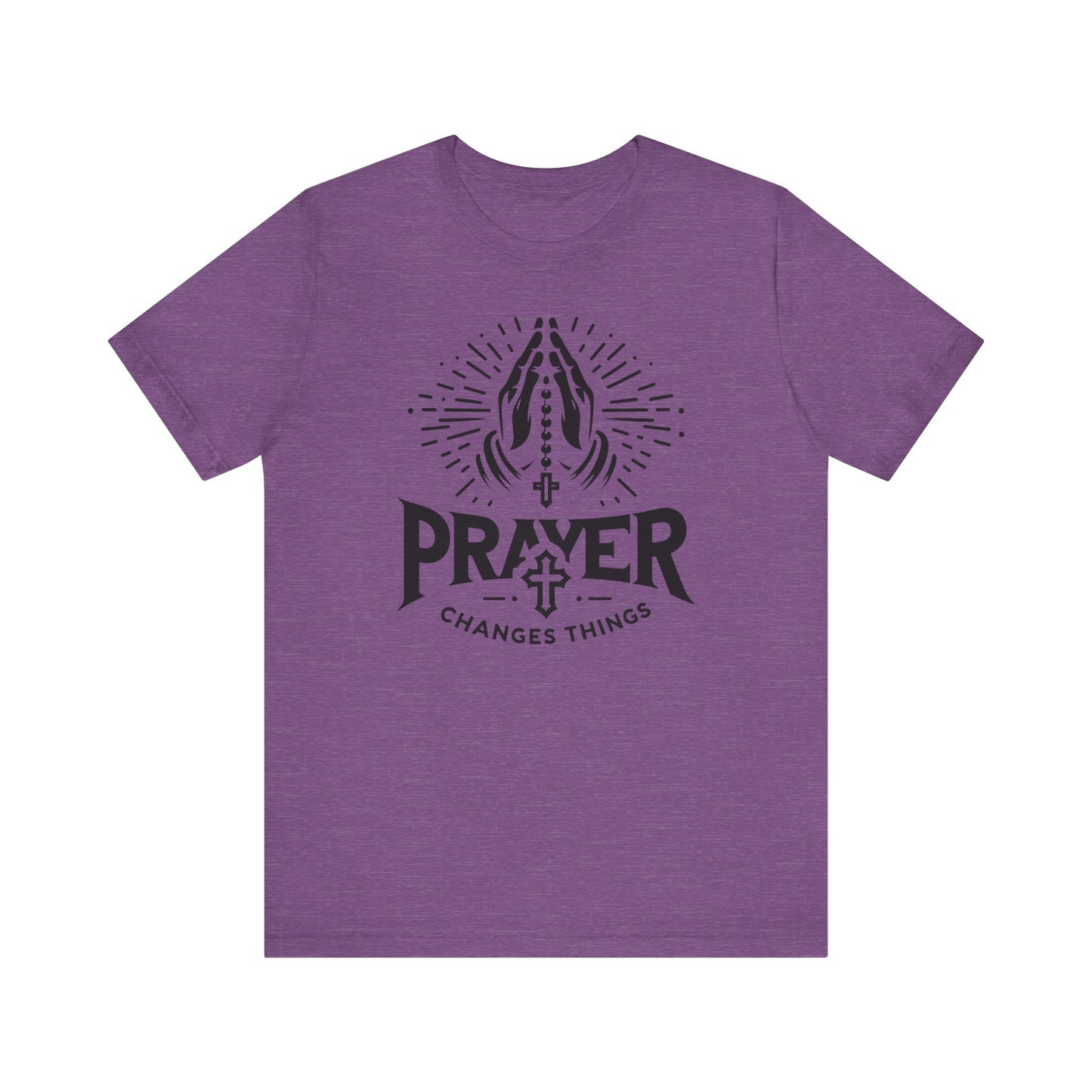 Prayer Changes Things Unisex Jersey Short Sleeve Tee