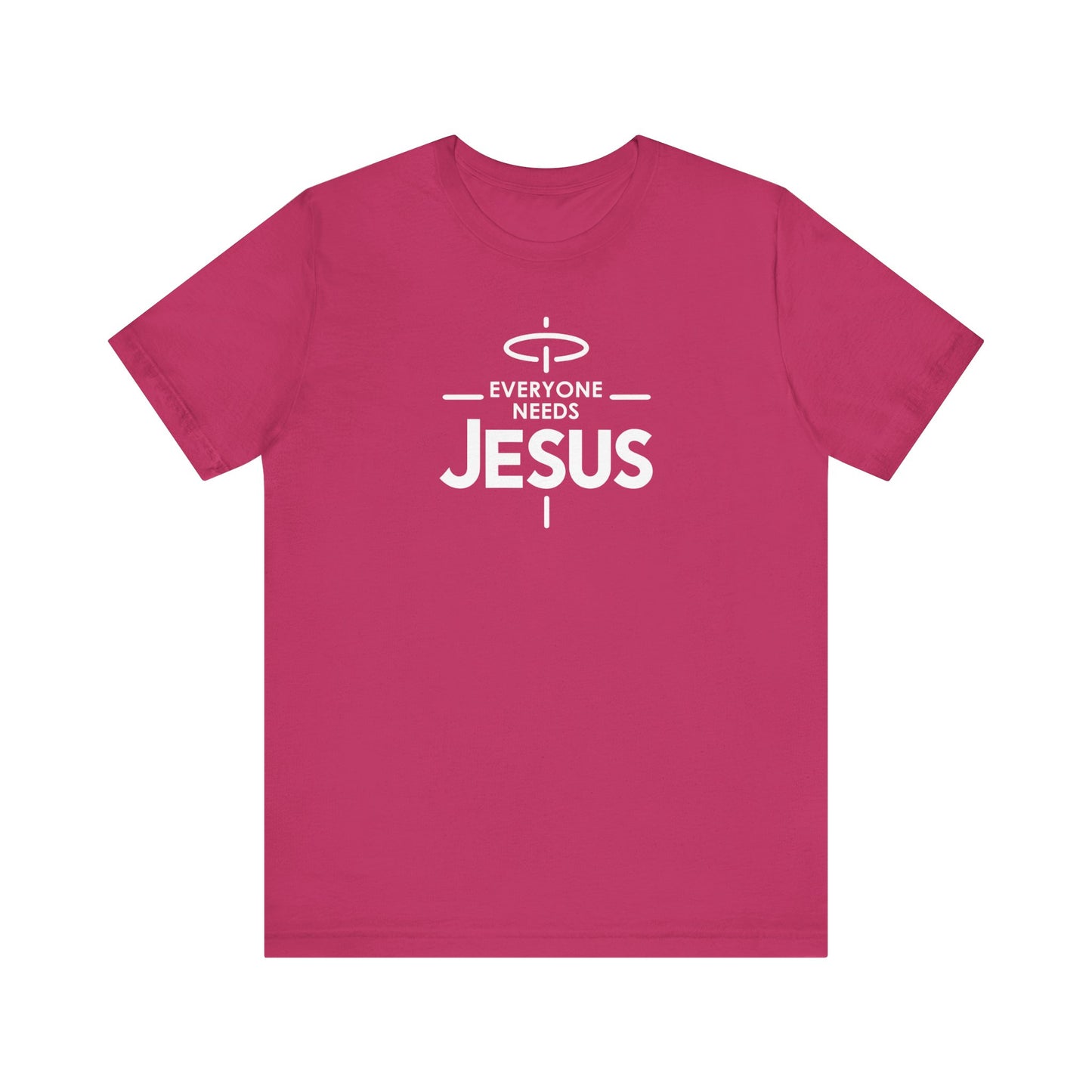 Everyone Needs Jesus Unisex Jersey Short Sleeve Tee
