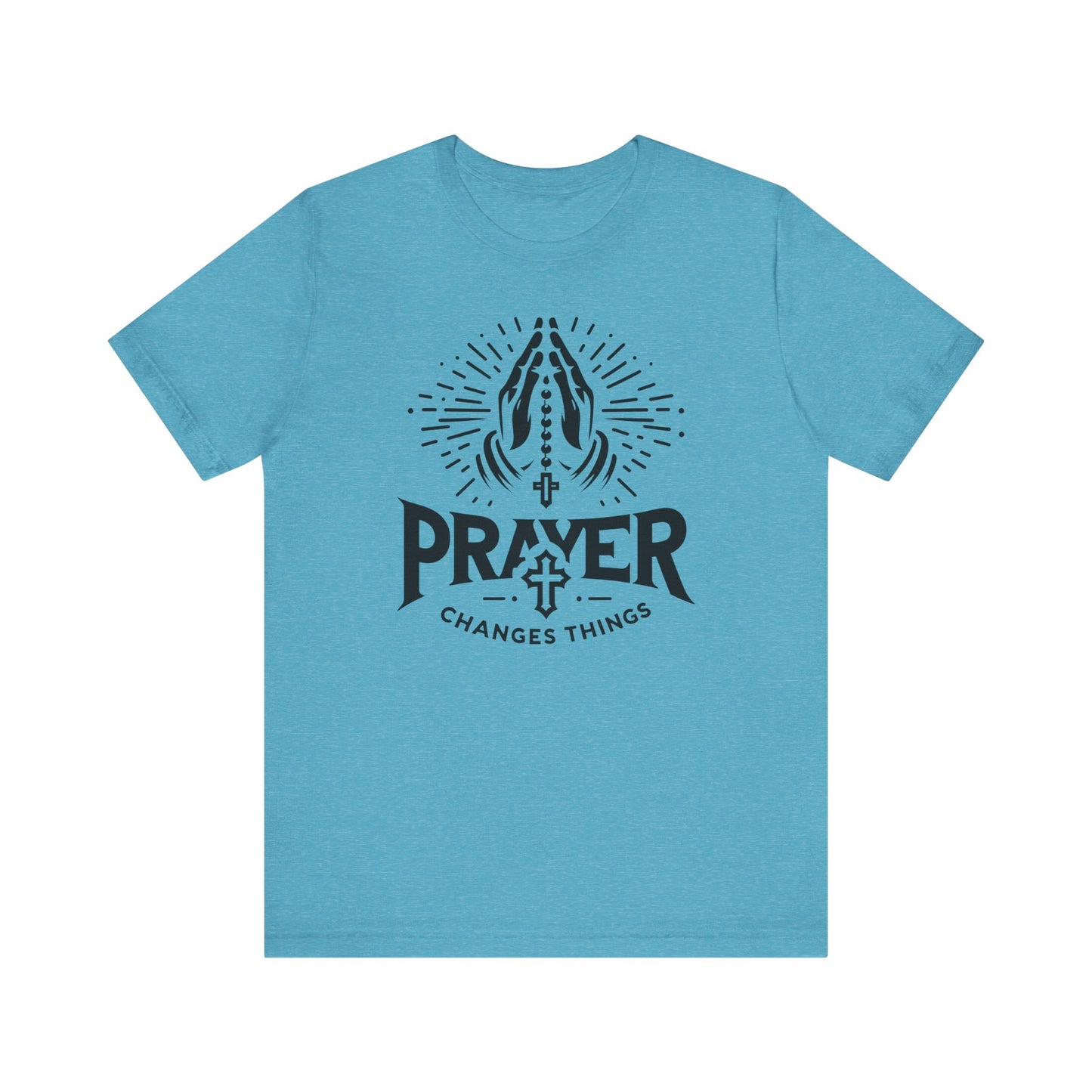 Prayer Changes Things Unisex Jersey Short Sleeve Tee