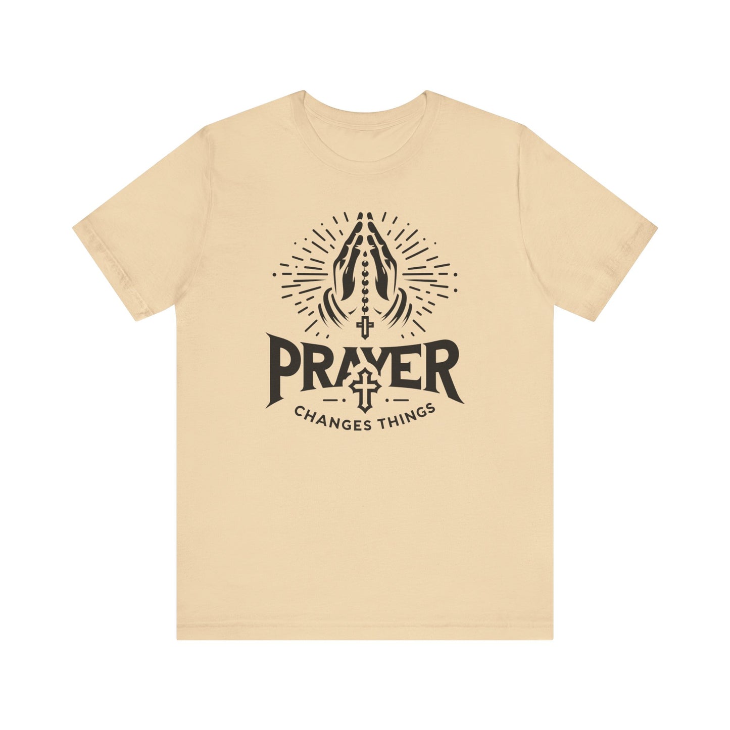 Prayer Changes Things Unisex Jersey Short Sleeve Tee