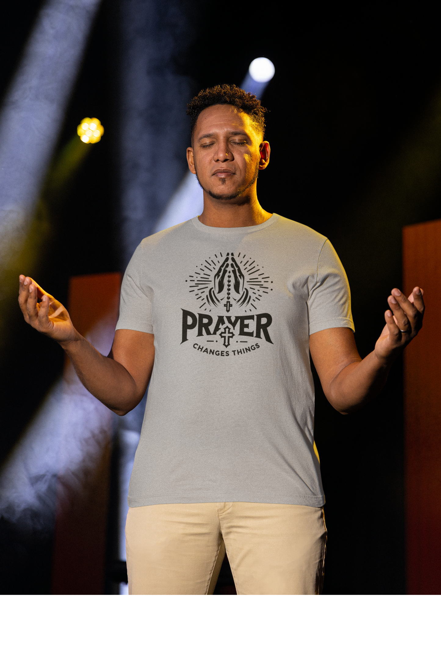 Prayer Changes Things Unisex Jersey Short Sleeve Tee